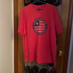 Red Graphic T-Shirt - Land of the Free